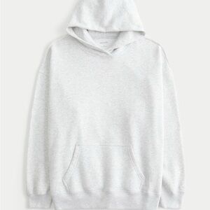 Hollister Light Gray Hoodie